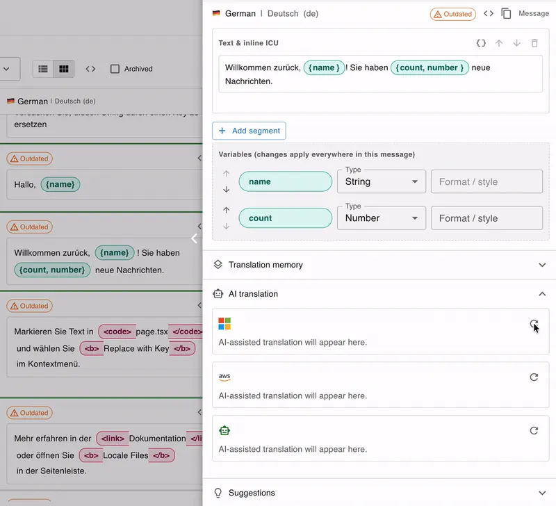 AI-powered translation