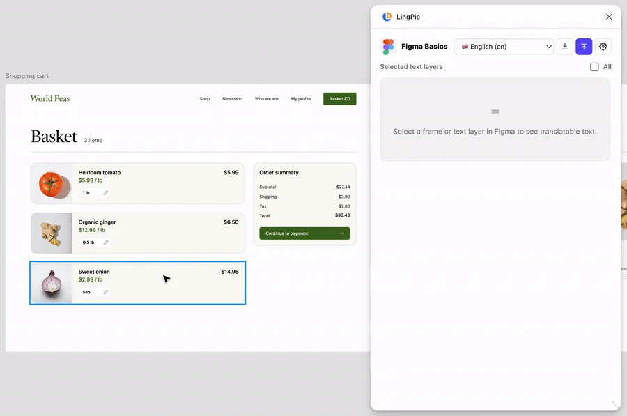 Scan Figma pages to get keys and strings